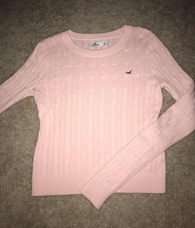 hollister sweater pink