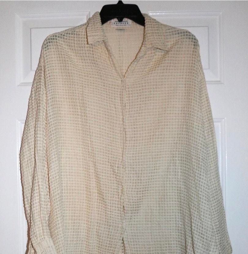 express silk shirt