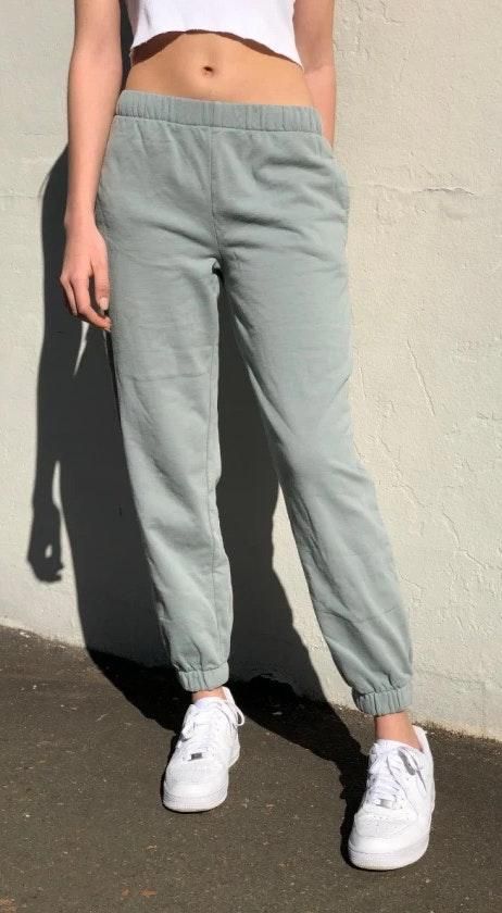 sage green sweatpants