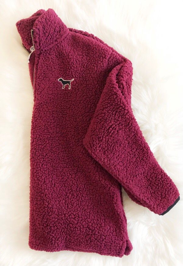 sherpa pink pullover