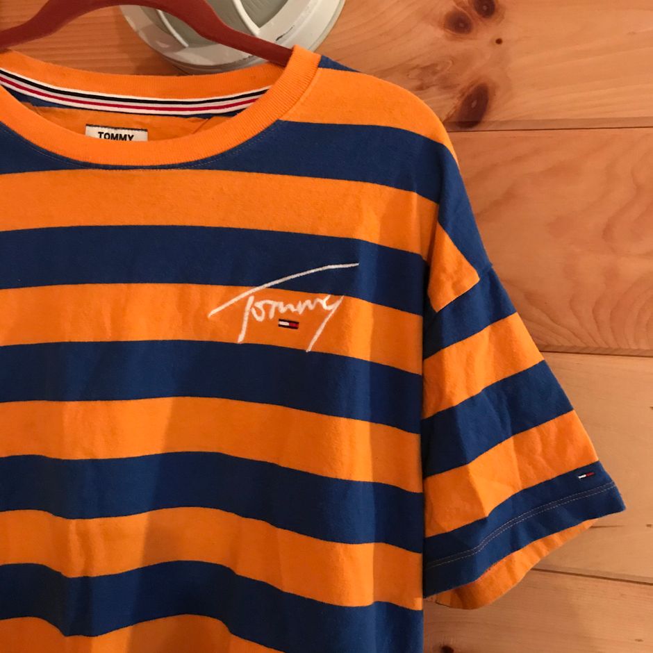 orange and blue tommy hilfiger