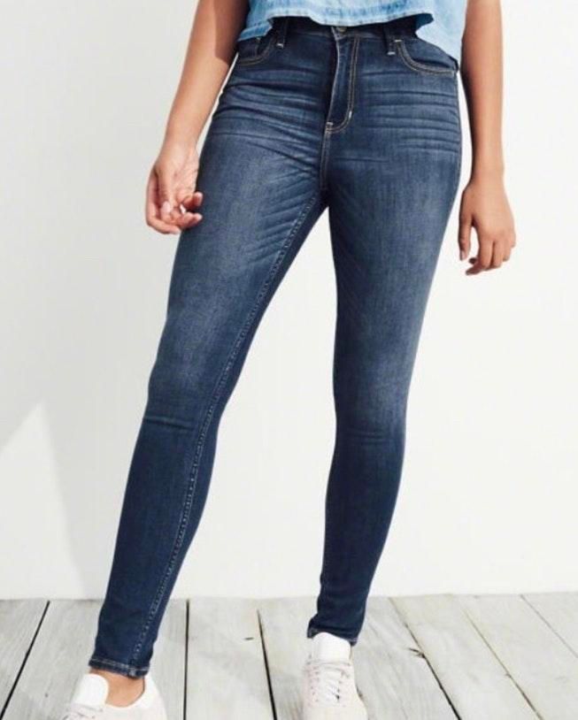 hollister super skinny high rise jeans