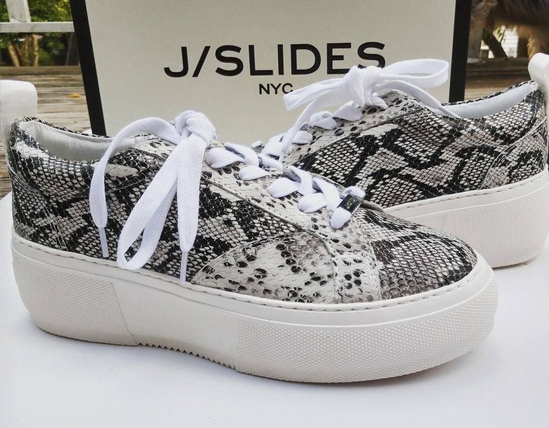 J Slides Nyc Snake Platform Sneakers 7 5 Curtsy