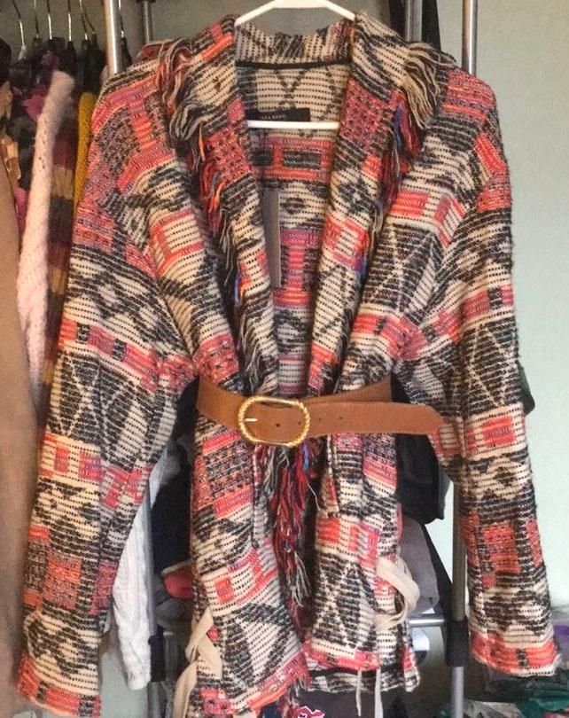 zara aztec jacket