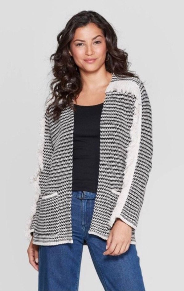 knox rose leopard cardigan