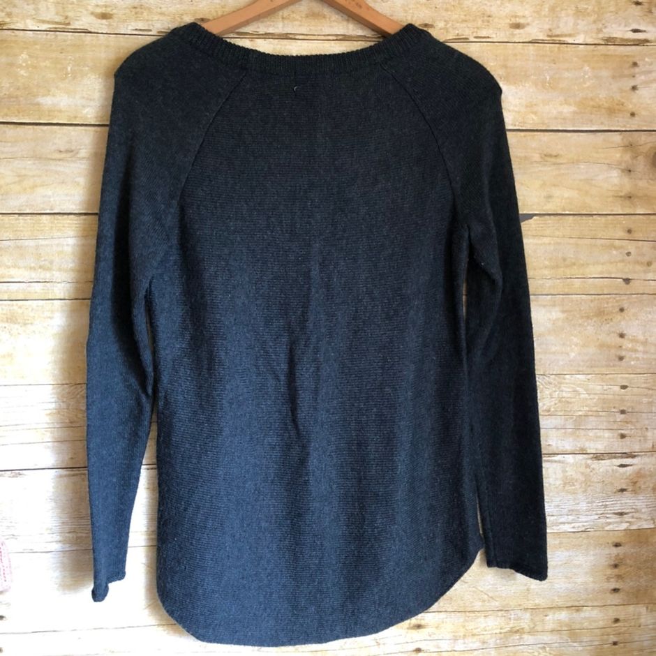 charcoal gray sweater