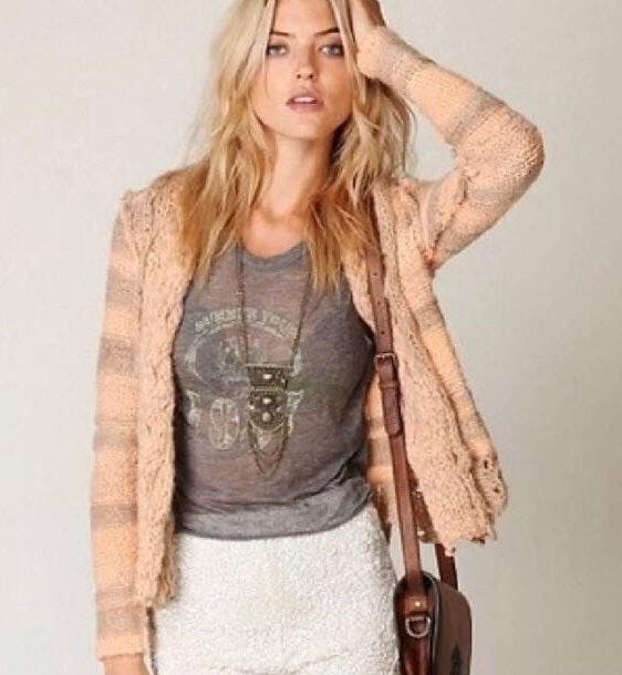 free people shaggy cardigan