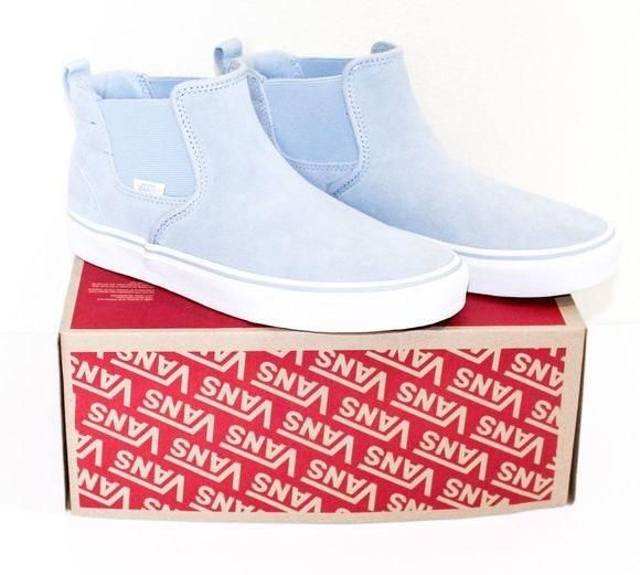 women's vans asher mid skate shoes