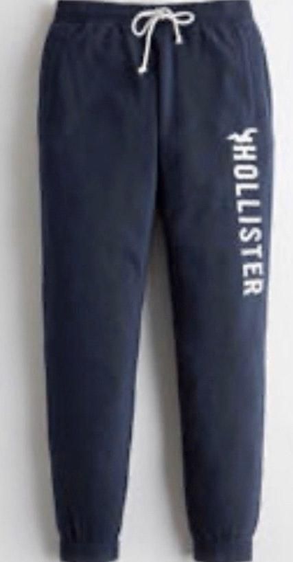 hollister high rise fleece joggers