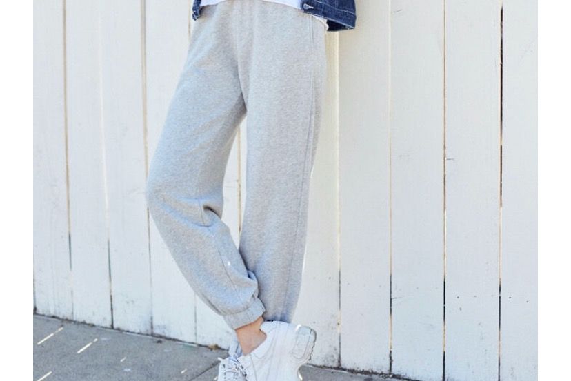 john galt light gray joggers