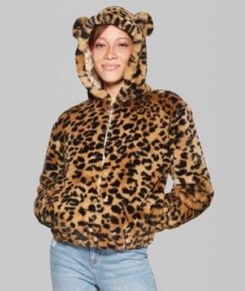 wild fable faux fur jacket