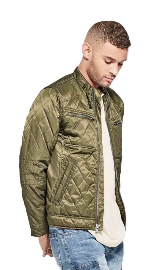 guess men's quilted jacket