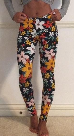 nike floral leggings