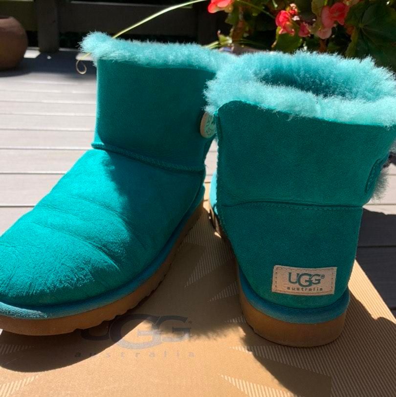 teal blue uggs