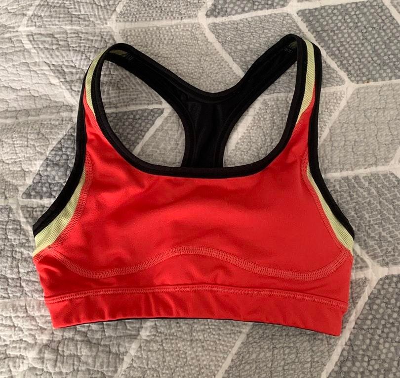 new balance sports bra pink