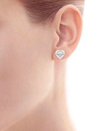 tiffany small heart earrings