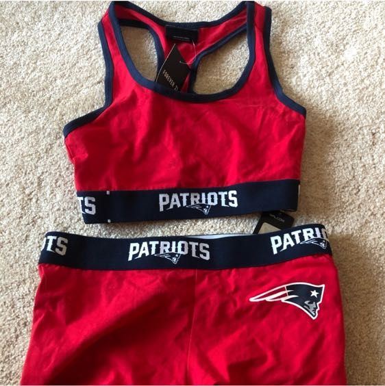 patriots sports bra