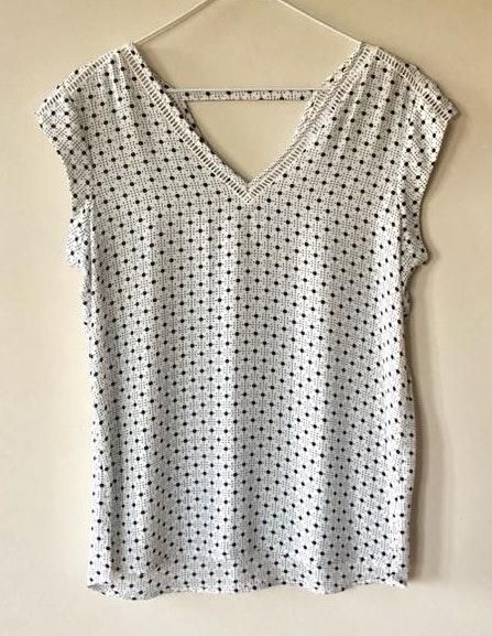 nordstrom polka dot blouse