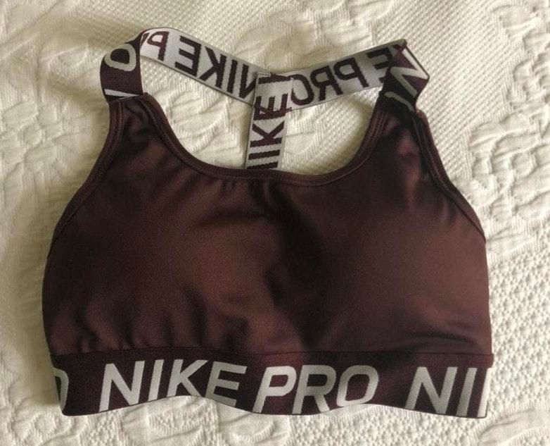 nike pro t back sports bra