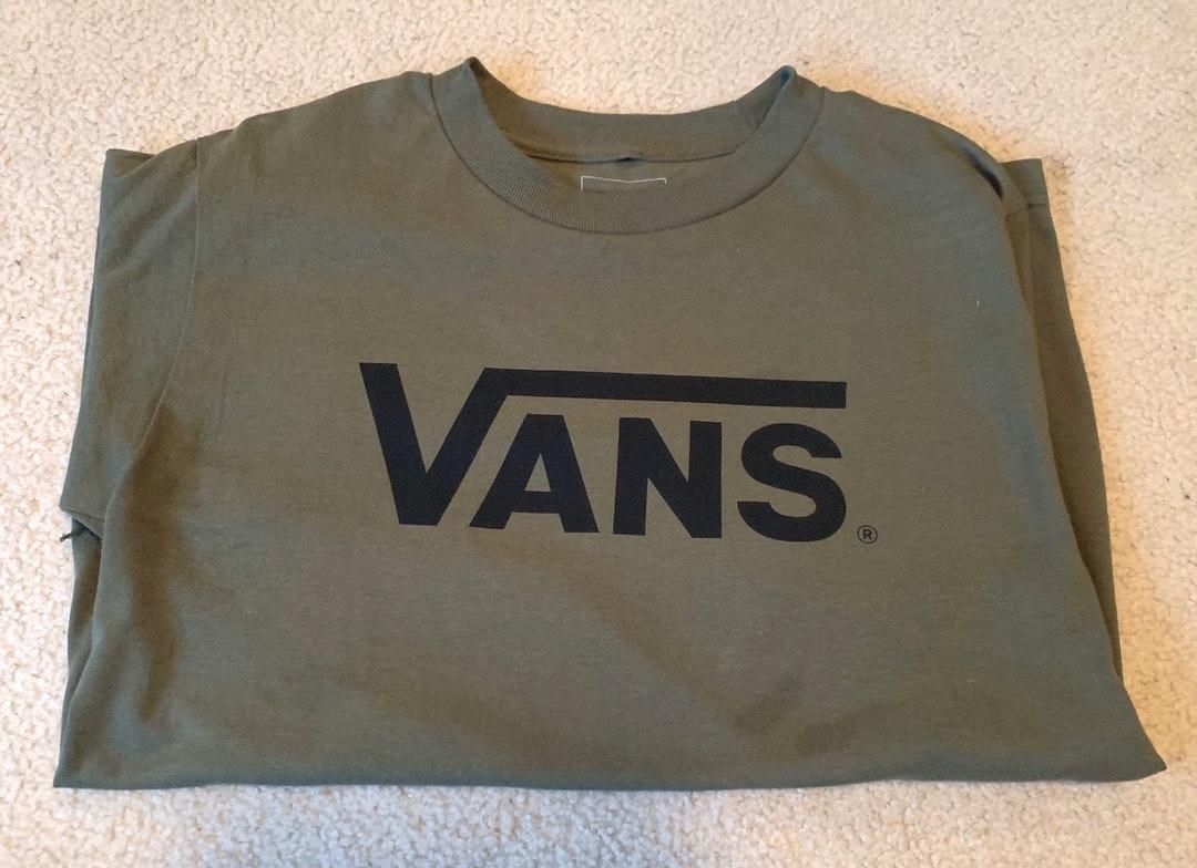 olive green vans shirt