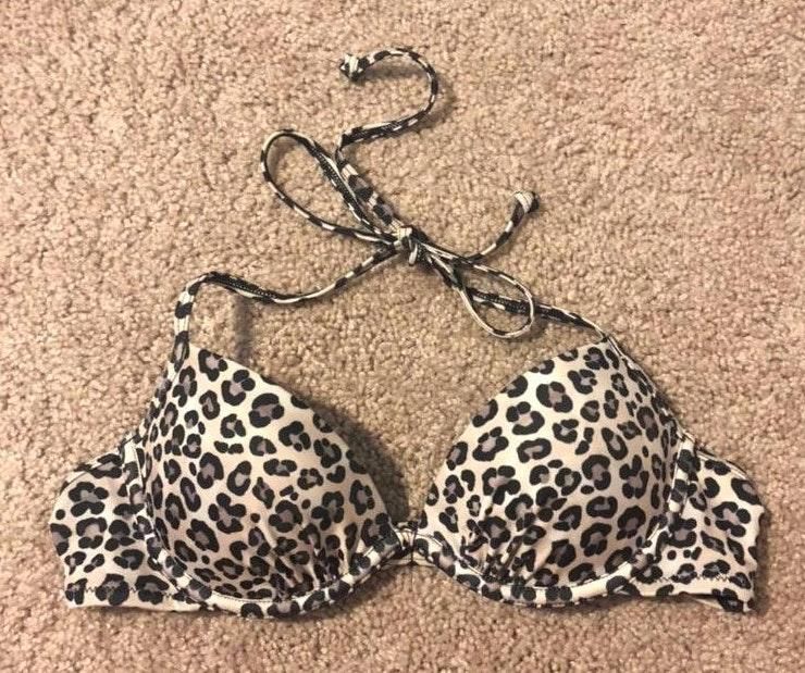 h&m animal print bikini