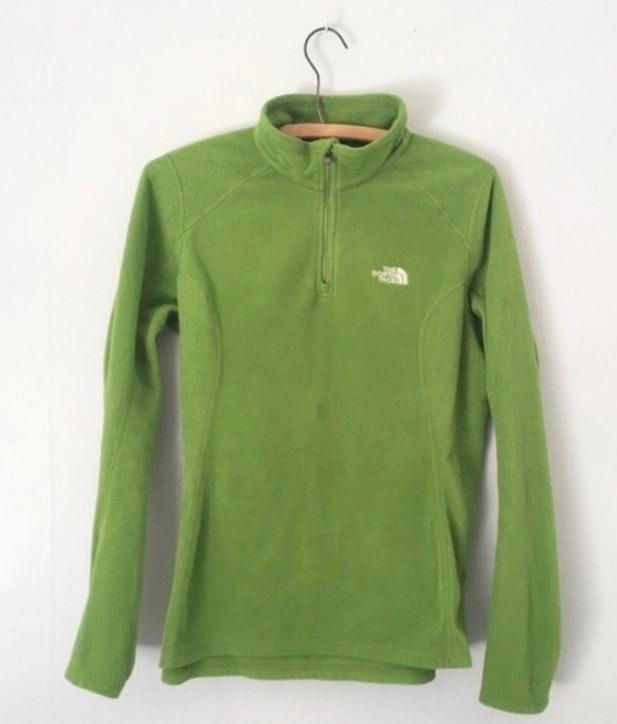 lime green quarter zip
