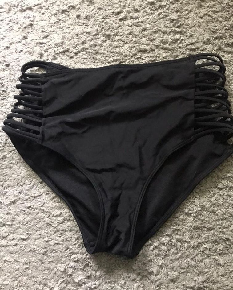 hollister high waisted swimsuit