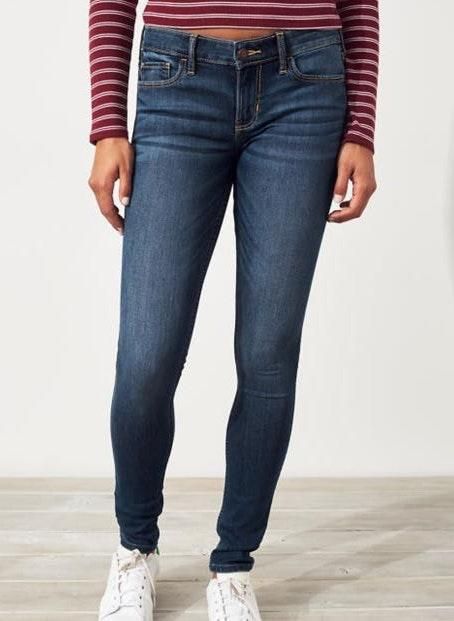 dark wash jeans hollister