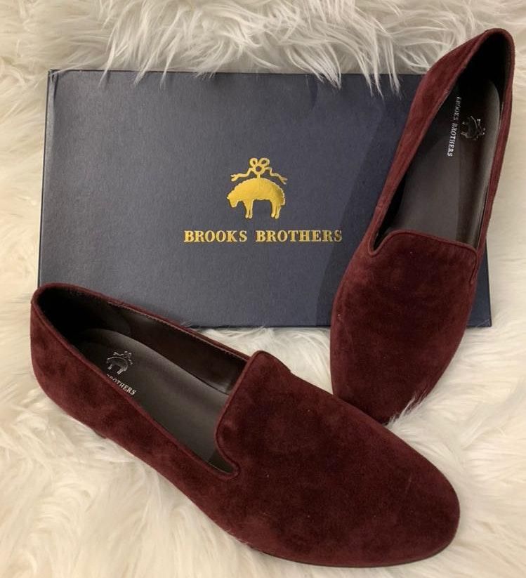 brooks brothers suede loafers