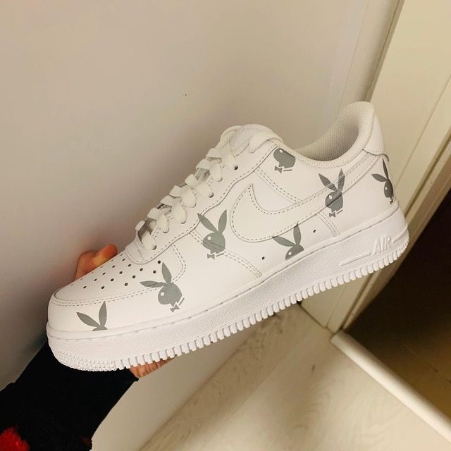 reflective playboy bunny air force 1