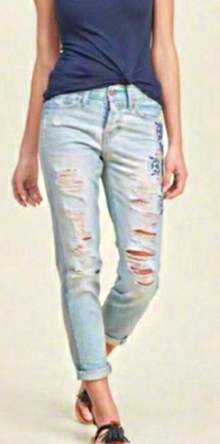 hollister vintage boyfriend jeans