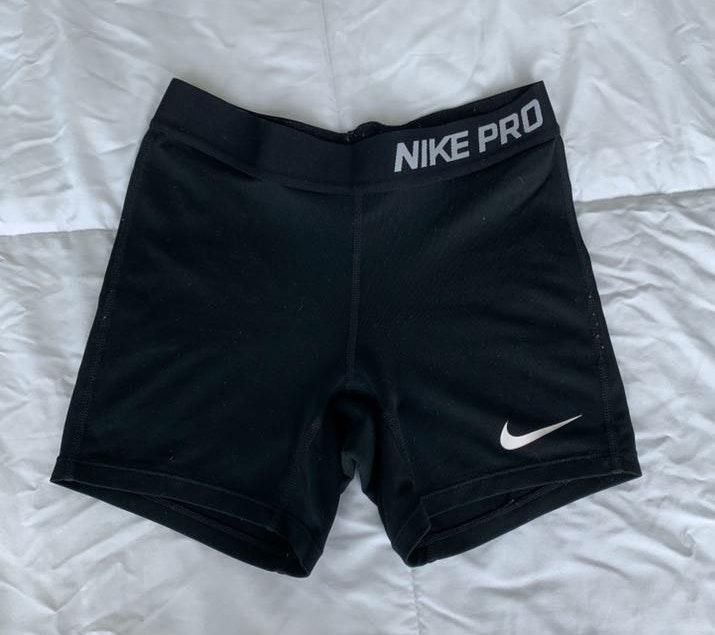 nike spandex black