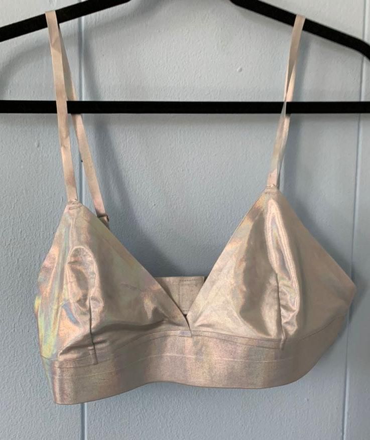 holographic bralette