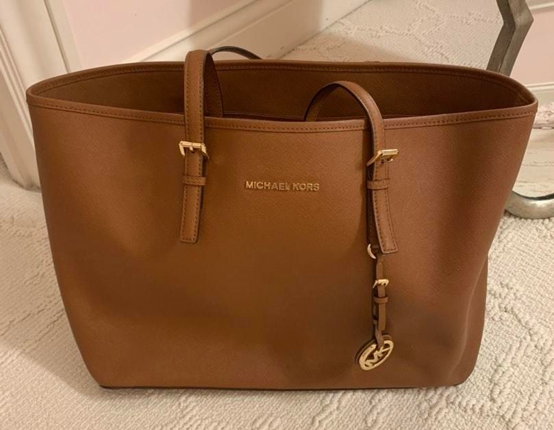 michael kors tote bag brown