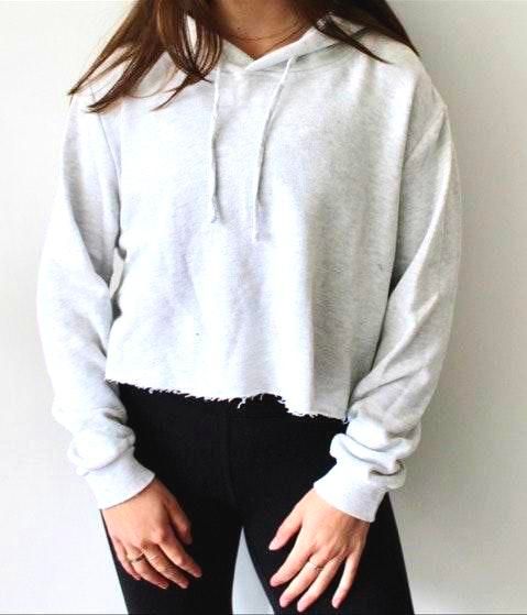 cropped hoodie brandy melville