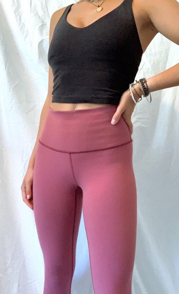 lululemon pink tights