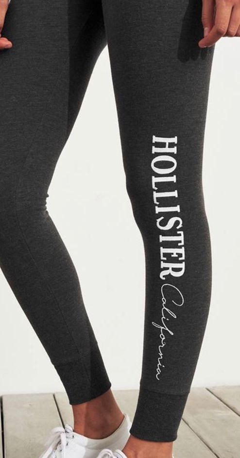 hollister high rise fleece leggings