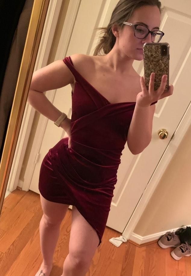 red velvet dress windsor