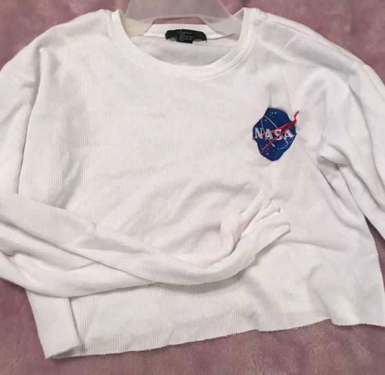 forever 21 nasa crop top