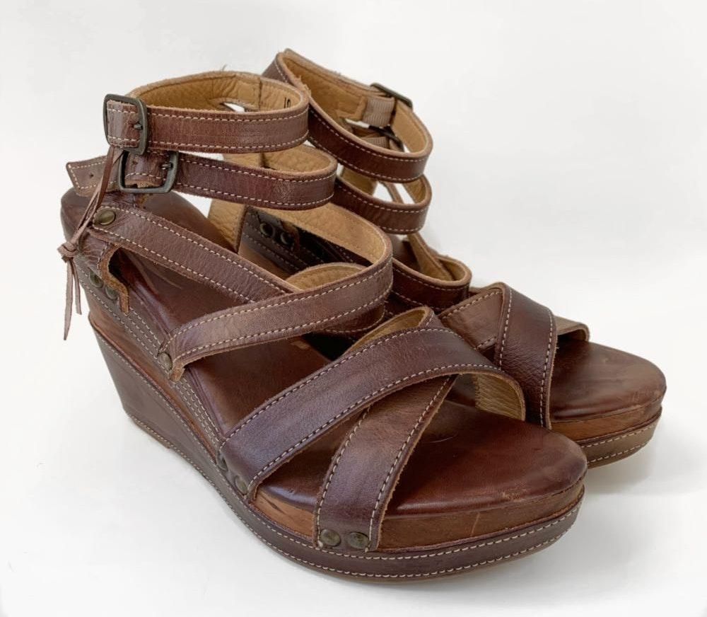 bed stu juliana wedge sandals