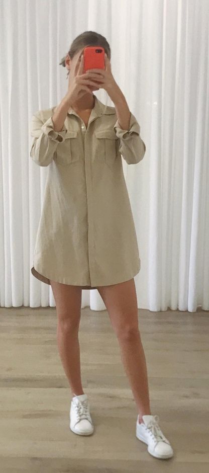 abercrombie button down dress