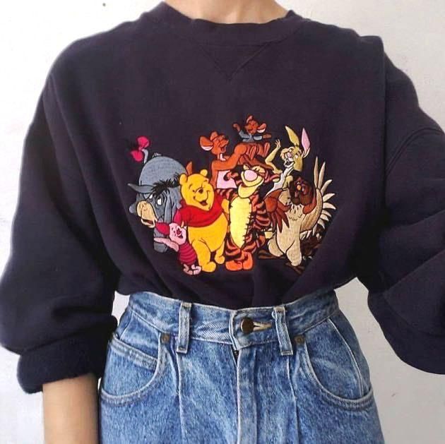 winnie the pooh sweatshirt vintage