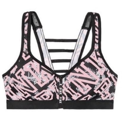 front zip push up bra