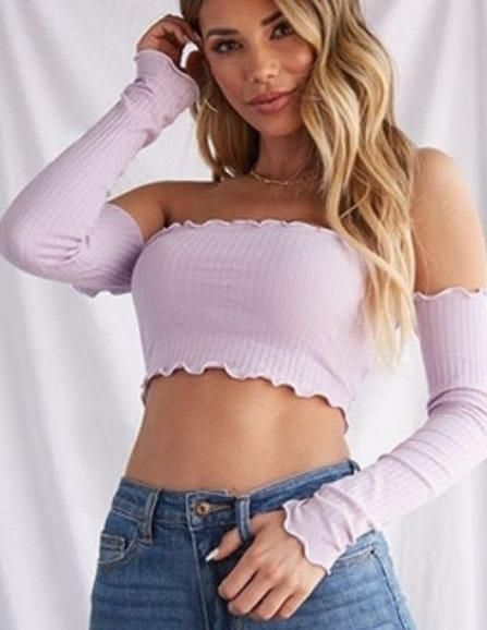 lavender top forever 21