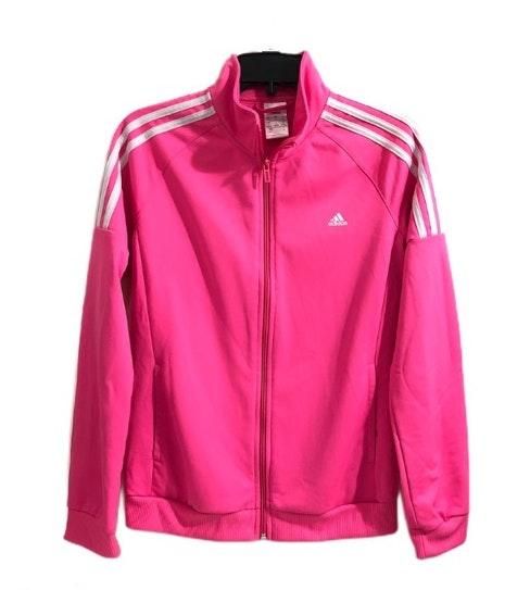 pink adidas windbreaker womens