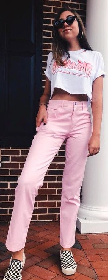 pink dickies cargo pants