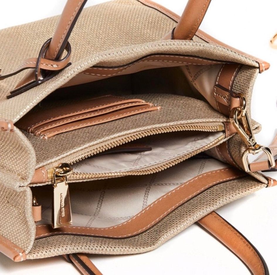 mercer metallic canvas crossbody