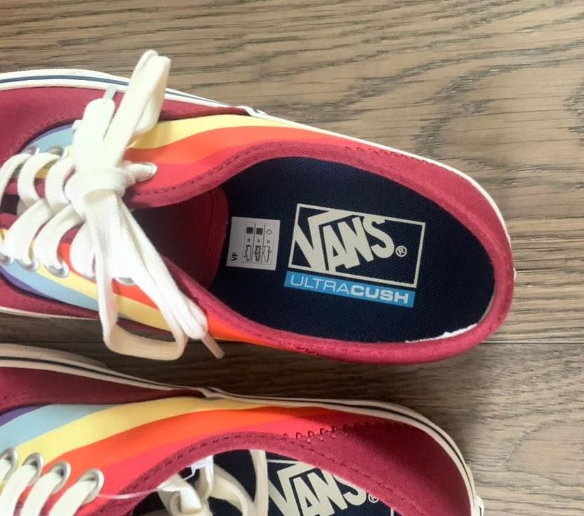 vans rad rainbow authentic sf