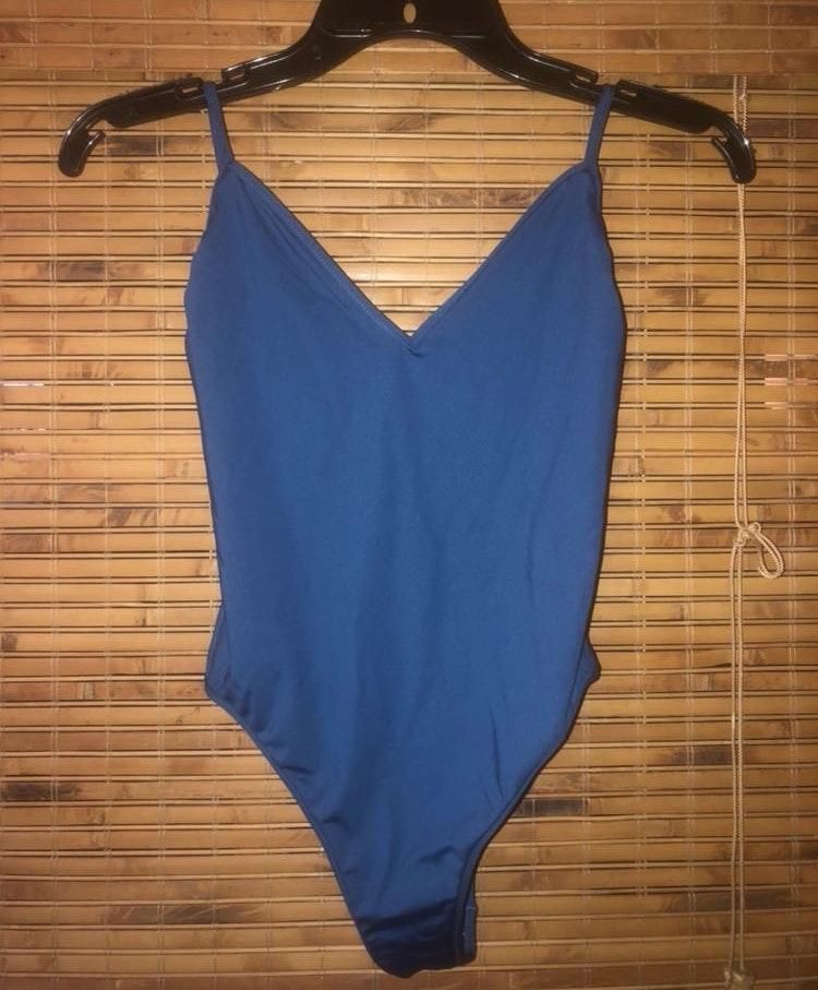 J Crew Blue One Piece Swimsuit Curtsy