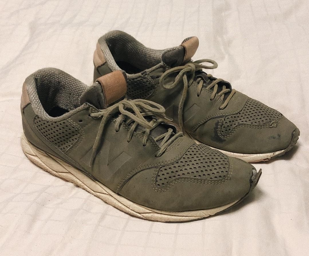new balance olive green shoes